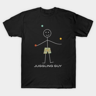 Funny Mens Juggling Design T-Shirt